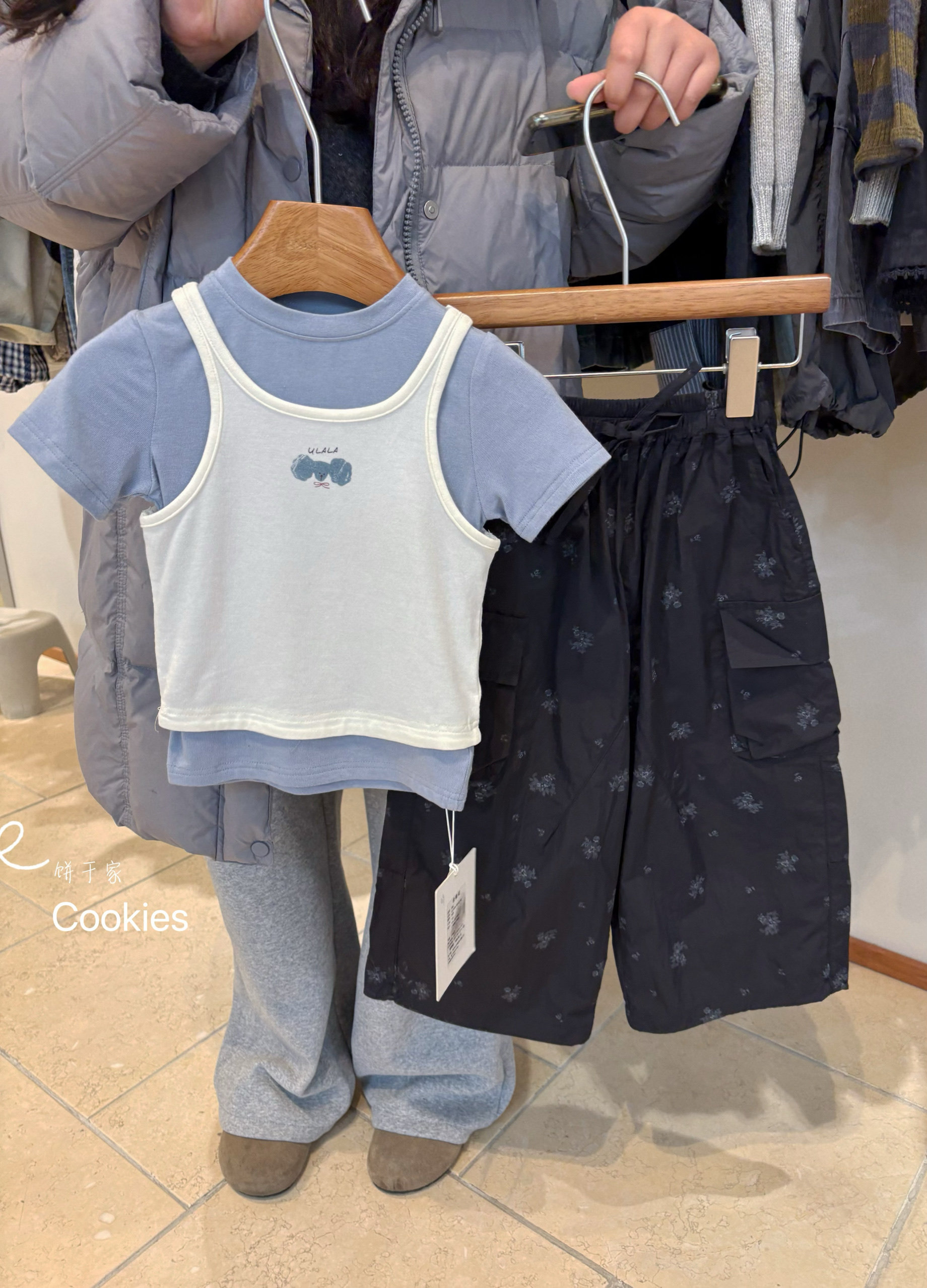 【正品现货】U女童真两件短袖T恤春夏新款宝宝轻薄软糯上衣打底衫