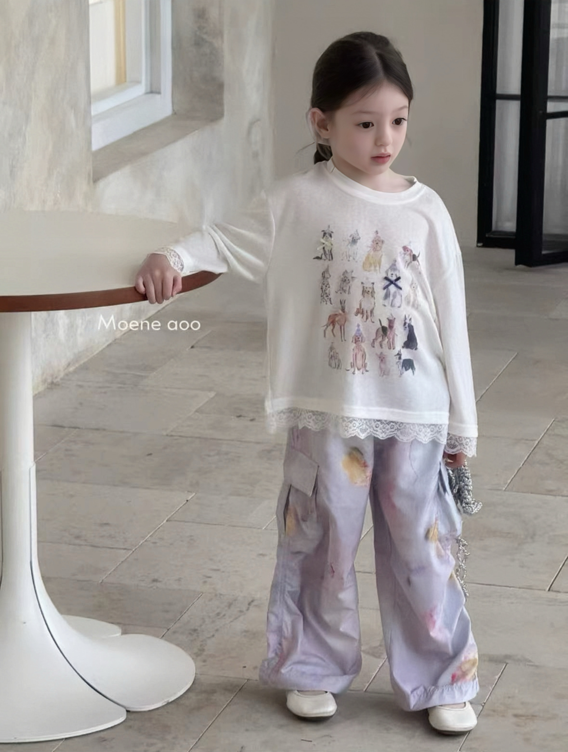 【正品现货】女童防晒衫轻薄长袖T恤速干裤2025夏装新宝宝工装裤M