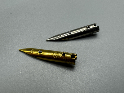 老英雄100笔尖带卡槽钢笔笔尖90年代金笔老尖带卡槽原装正品