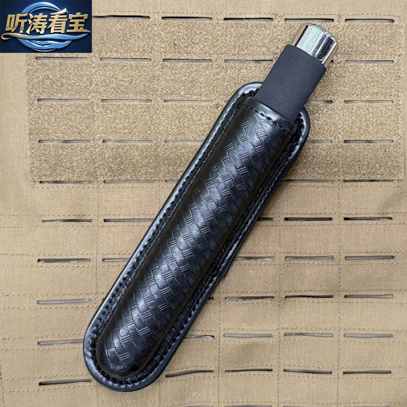 亚马逊美式编织纹伸缩棍套 21寸战术棍套机械甩棍快拔套穿腰带图片