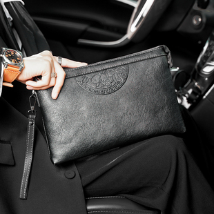 轻商务男士百搭手包男横款ipad包包信封包休闲手腕包手拿包手夹包