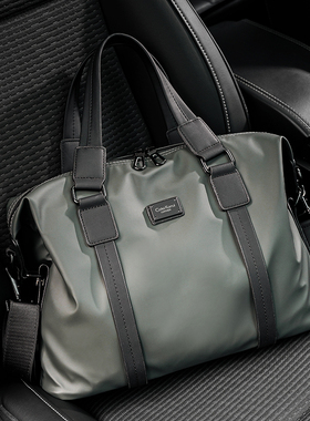 2025新款防水耐磨手提包公文包 韩版男包休闲时尚单肩包斜挎包潮