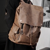 潮流双肩包男士 休闲防水旅行包电脑包背包高中初中大学生书包男包