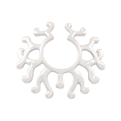 人体穿刺饰品夹卡乳环假乳环不打孔 nipple ring body jewelry