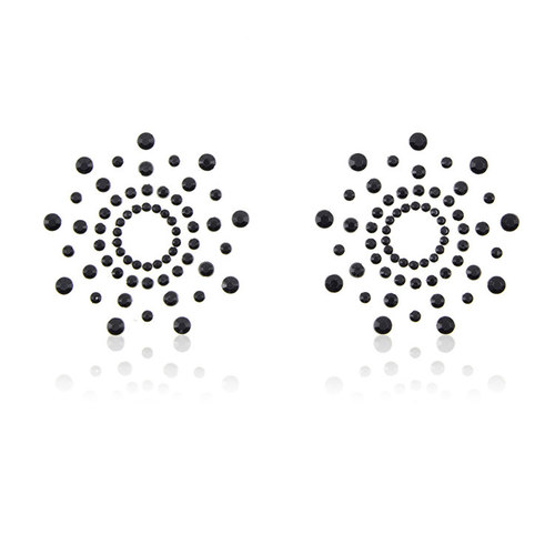 人体饰品乳环乳头贴圆形无需穿孔一对的价格 nipple sticker