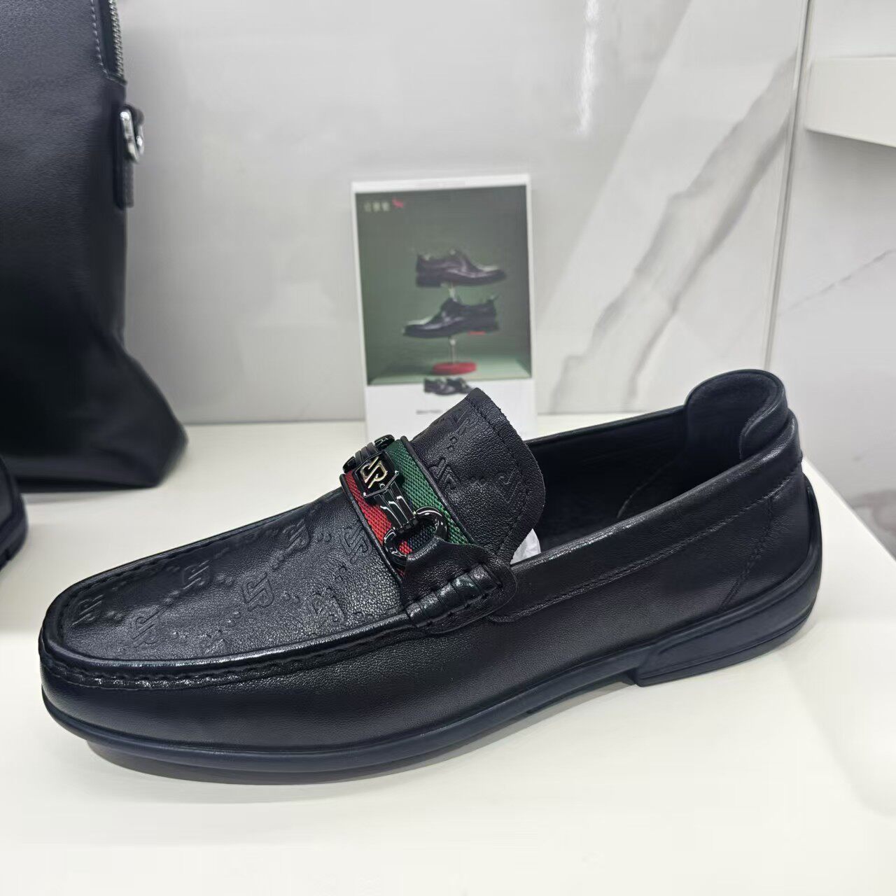 2025年春季新REDDRAGONFLY/红蜻蜓男单真皮牛皮鞋休闲柔软一脚蹬