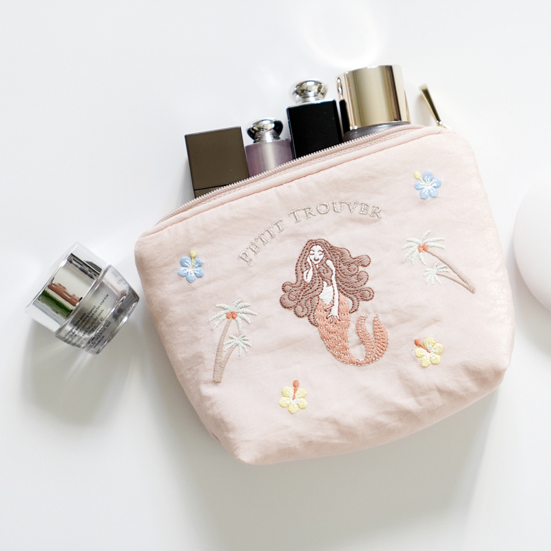 甜美可爱美人鱼化妆包小包