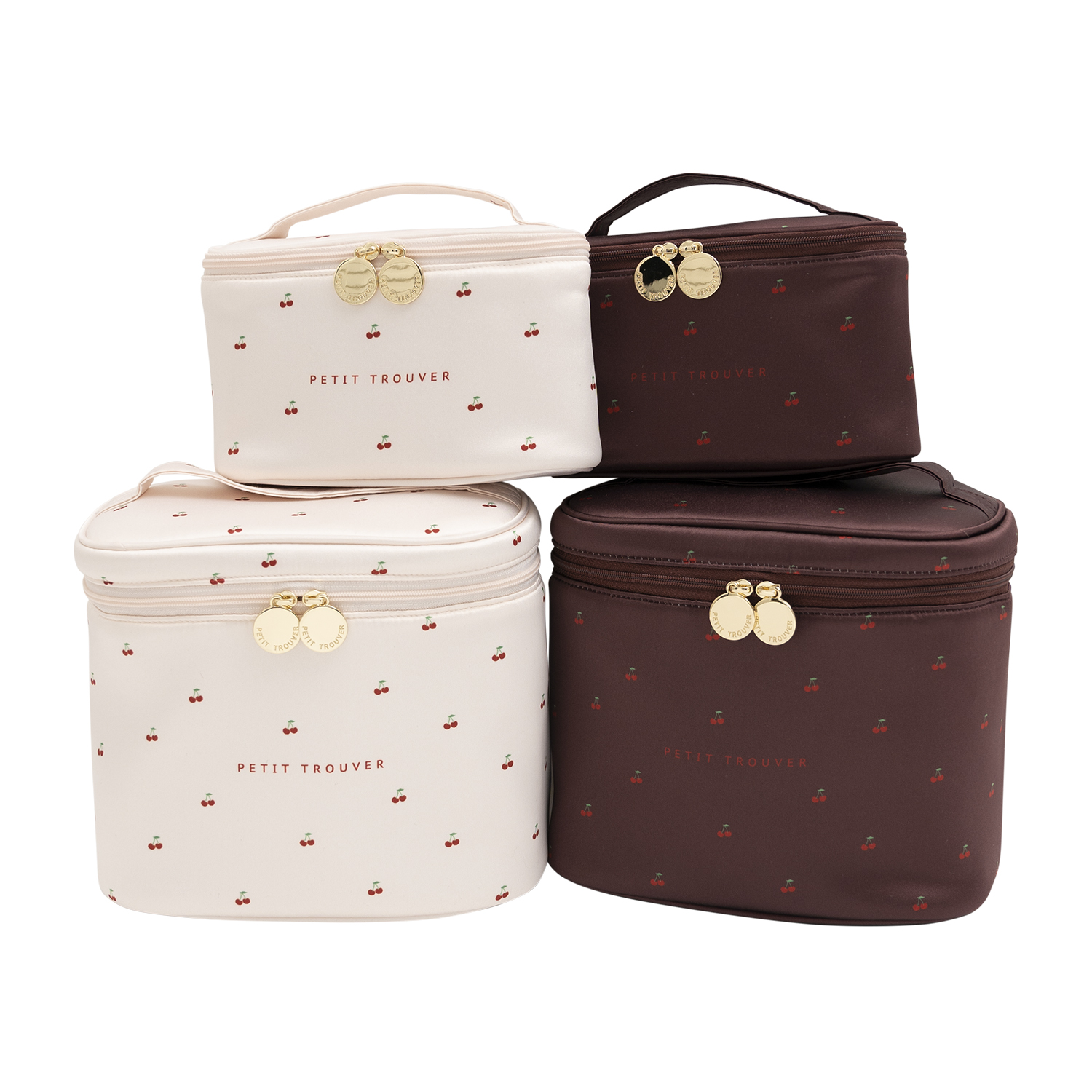 PETITTROUVER小樱桃印花化妆包