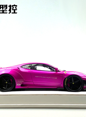 全新JUC1:18法拉利F430树脂车模汽车模型电镀粉限量版收藏礼物