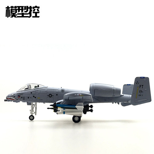AMER 1:100美国空军A10攻击机 疣猪 雷电II合金飞机模型 军事飞机