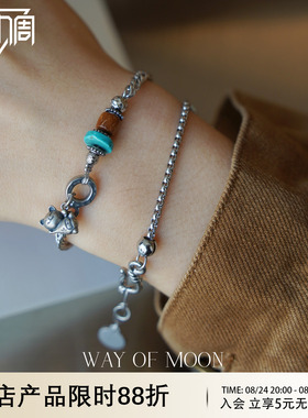 WAYOFMOON小猫手链女轻奢