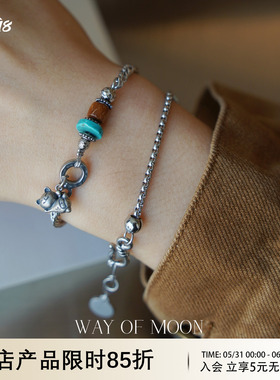 WAYOFMOON小猫手链女轻奢