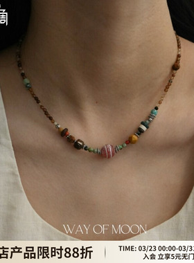 WAYOFMOON彩色串珠项链
