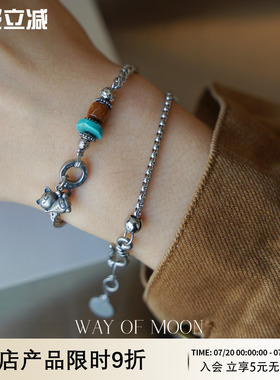 WAYOFMOON小猫手链女轻奢
