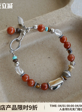 WAYOFMOON樱桃玛瑙小众手链