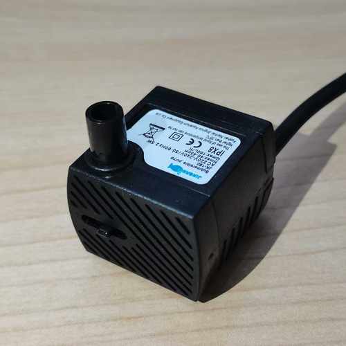 工艺品喷泉鱼池配件2W2.5W3W5W静音耐用水泵循环12彩灯雾化加湿器