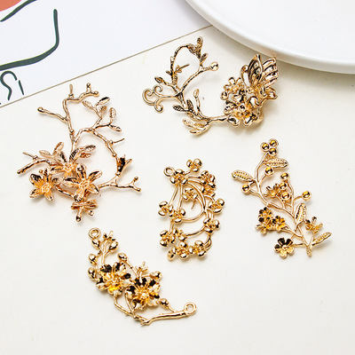 古风头饰发簪diy花朵汉服新娘