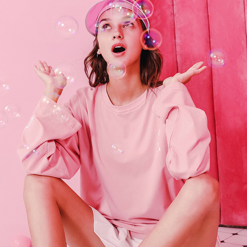 ´¿ÃÞÒô·ûϰëÉíʧ×Ù³¤ÐäTÐôÅ®2018Çï¿îº«°æÑ§Éú°Ù´îÔ²ÁìÉÏÒÂÌåÐô