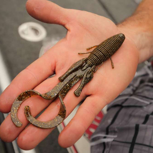 美国MissileBaits Baby D Stroyer路亚软饵卡罗德州虾JIG拖尾假饵