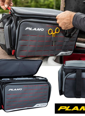 美国PLANO普雷诺周末系列3600/3700路亚收纳多功能防水背包渔具包