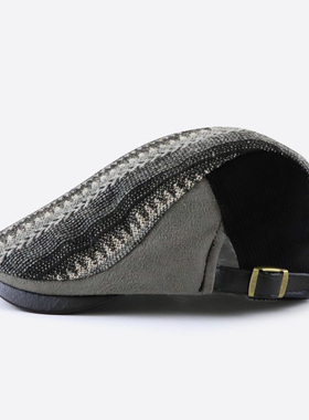 阳冠JAMONT秋冬帽子男士贝雷帽加厚加绒鸭舌帽复古前进帽画家潮帽