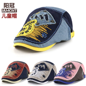 7岁婴儿可爱帽子5潮 宝宝帽子春夏儿童贝雷帽韩版 男女童鸭舌帽2