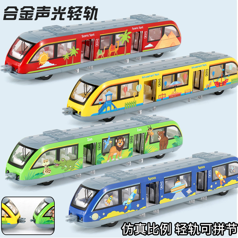 金属材质声音灯光回力前进可开门