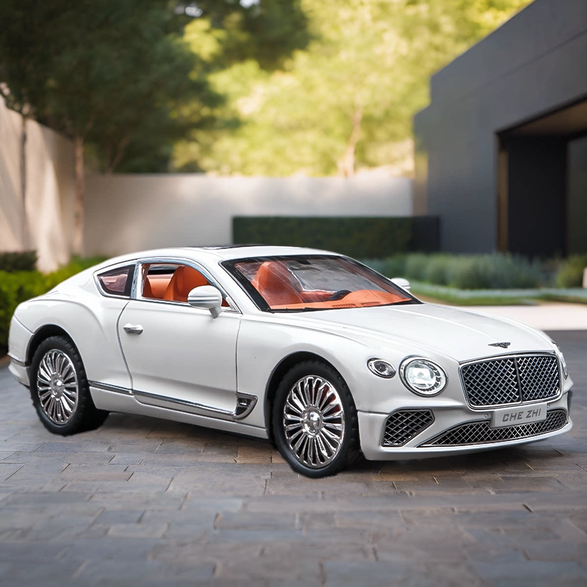 1/24宾利欧陆gt合金汽车模型宾利慕尚轿车儿童玩具车豪车摆件男孩