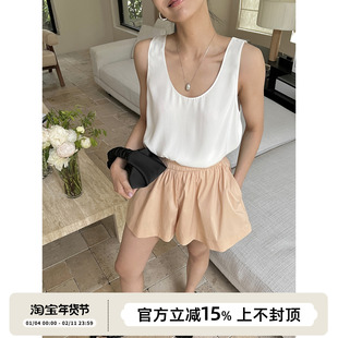 SOTHEA 不费力de时髦 夏季高腰版型橡筋宽松休闲短裤女/爆款加色