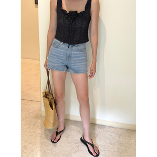 水洗牛仔A字短裤 SOTHEA 女 型好看 佰搭高腰版 2026年夏季 经典