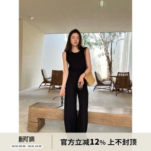 连衣裤 SOTHEA经典 背心连体裤 型纸片人随性显瘦长腿垂坠感无袖 女 版