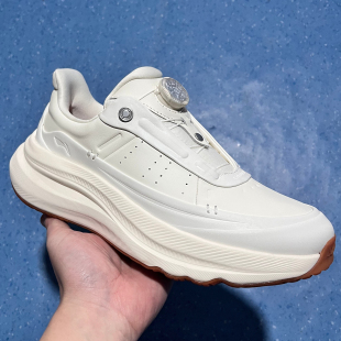 AGLV201 李宁X故宫联名款 SOFTGO真皮BOA钮扣轻便缓震防水休闲鞋