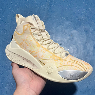 李宁CJ1篮球鞋 ABAR019 男子一体织轻质减震回弹实战篮球专业比赛鞋