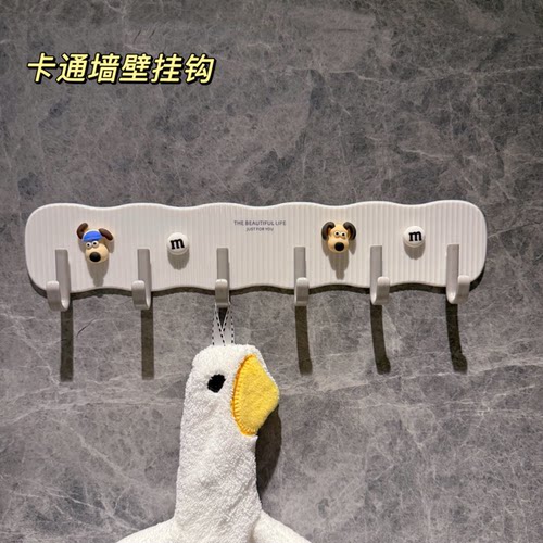 门后挂钩强力粘胶挂衣钩粘贴免打孔强力承重粘钩厨房卫生间联排钩