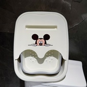 可折叠泡脚盆可爱家用便携带盖深桶塑料足浴按摩盆过小腿保温宿舍