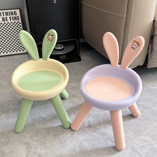 儿童凳子可爱兔子靠背小板凳