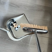 2026新款 家用扫地笤帚宿舍扫帚垃圾铲组合加厚 不锈钢扫把簸箕套装