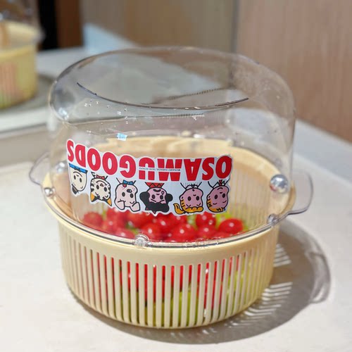 大号双层高颜值沥水篮洗水果