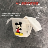 洗脸巾收纳盒废弃擦脸棉柔巾二次收纳洗漱台壁挂浴室卫生间置物架