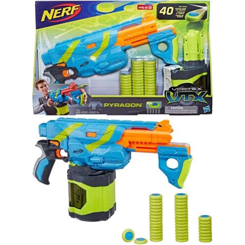 孩之宝NERF热火飞碟软弹枪