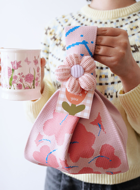 结婚伴手礼袋伴娘闺蜜生日礼物包装袋子宾客喜糖袋护士节手腕包包