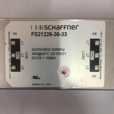 议价原装进口SEW滤波器 FS21226-36-33 NF035-503  Schaffner电源