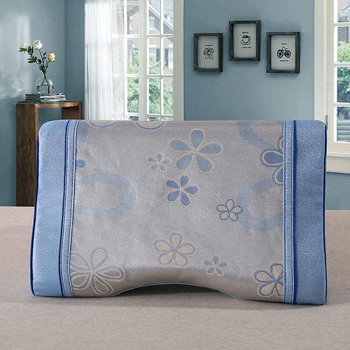 【换洗枕套】夏季款冰丝凉席枕套蝶形记忆枕乳胶枕枕套 不含枕芯