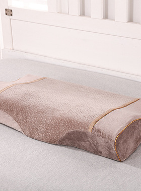 【换洗枕套】天鹅绒枕套蝶形记忆枕枕套弓形舌型颈椎枕换洗枕套