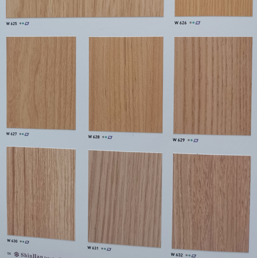 韩国进口装饰贴膜SHINHAN新韩新版现货W629-W630-W631-W632