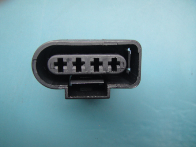 4P 汽车防水插头插座 大众点火线圈插头 接插件 护套 接线端子3.5