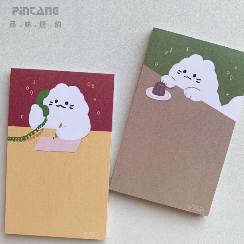 创意卡通可撕便签本ins甜美郁金香灰猫便签本可爱猫咪便签本手账素材装饰备忘录,文具电教/文化用品/商务用品,立体便签/3D纸雕,淘宝优惠券,粉丝福利购,淘宝优惠卷