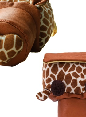 可爱小鹿加厚猪头包100DR50EM10600D70DD70005D3单反内胆包相机包