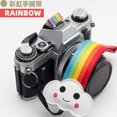 可爱手机腕带微单拍立得手绳单反相机带Sony R10 a6000 A7R3