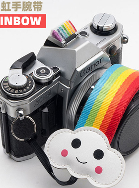 可爱手机腕带微单拍立得手绳单反相机带Sony a6000 A7R3  R10 R8